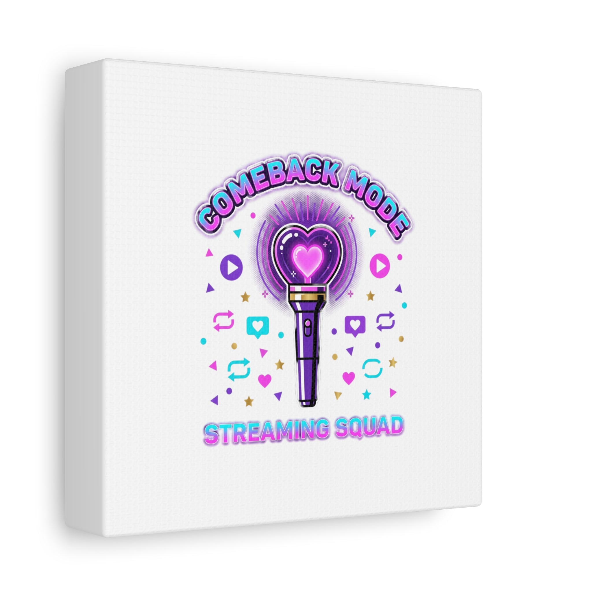 Comeback Mode Lightstick Canvas | K-pop Comeback, Streaming Squad
