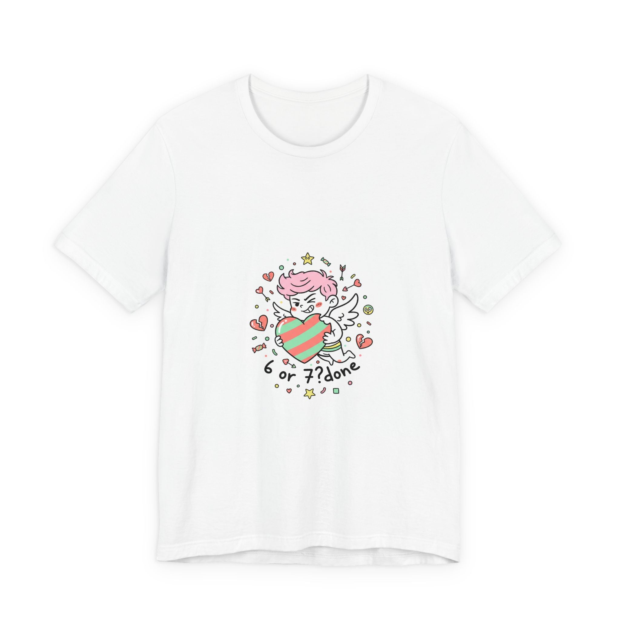 6 7 Weird Cupid Crewneck | Viral Valentine's Sweatshirt | Funny Quirky Love