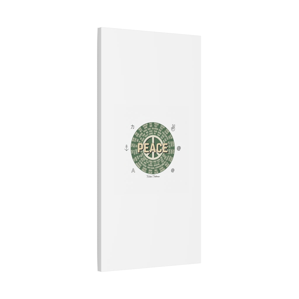 Peace doodle canvas | hand drawn sketch aesthetic, handwritten message