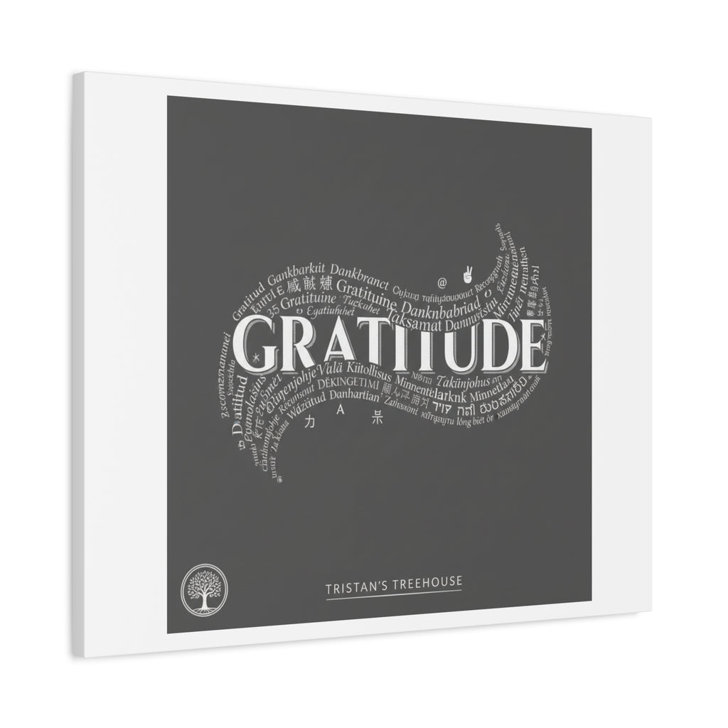 Gratitude Wall Art Matte Canvas | Tiny Treats, sweet uplifting print