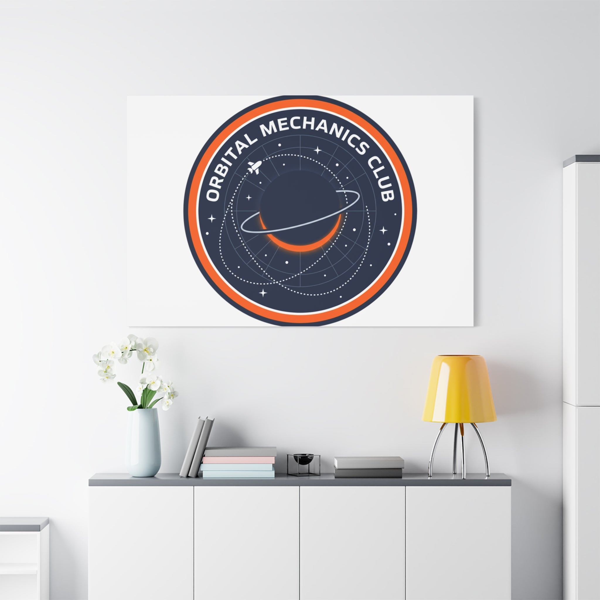 Orbital Mechanics Club Canvas | mission patch, space science
