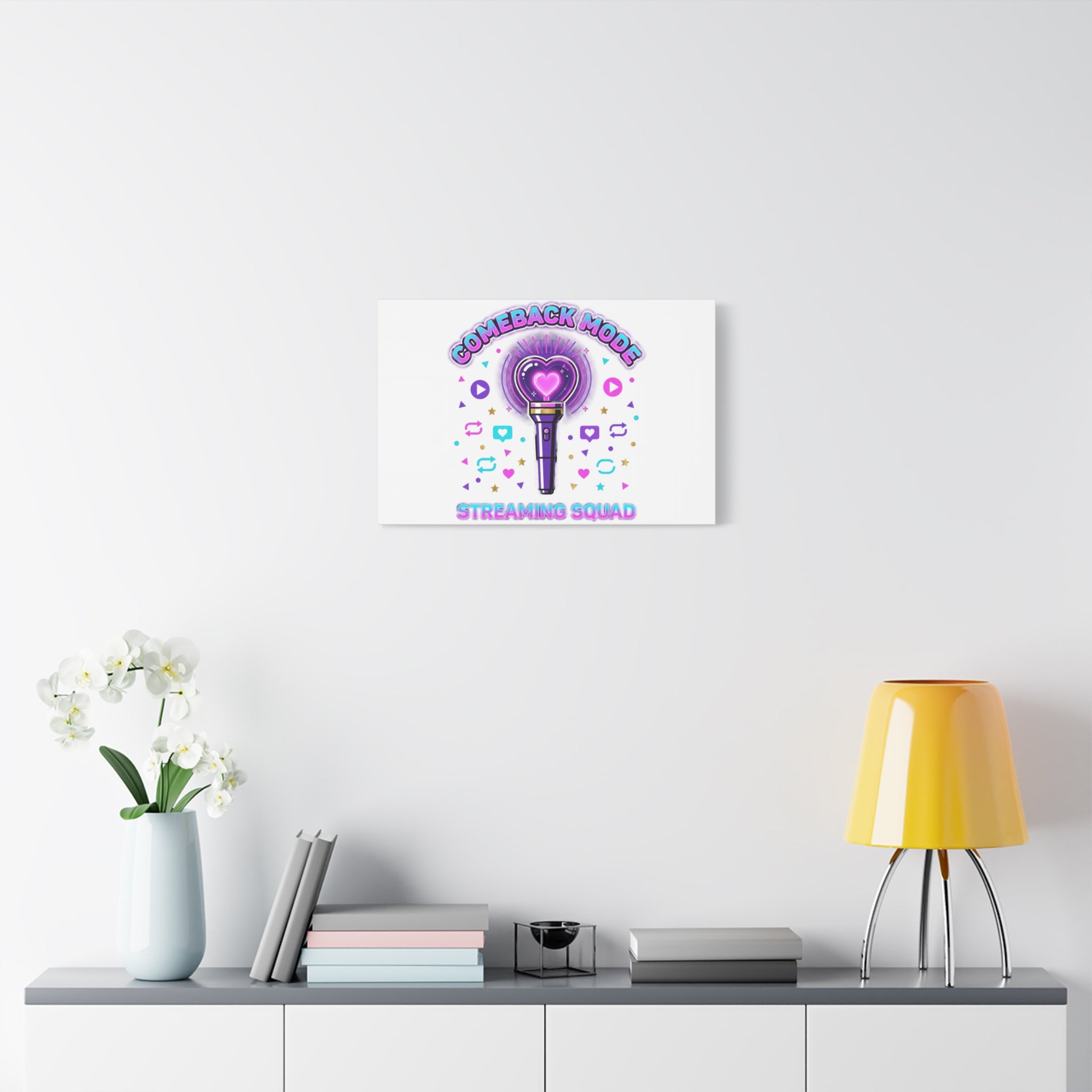 Comeback Mode Lightstick Canvas | K-pop Comeback, Streaming Squad