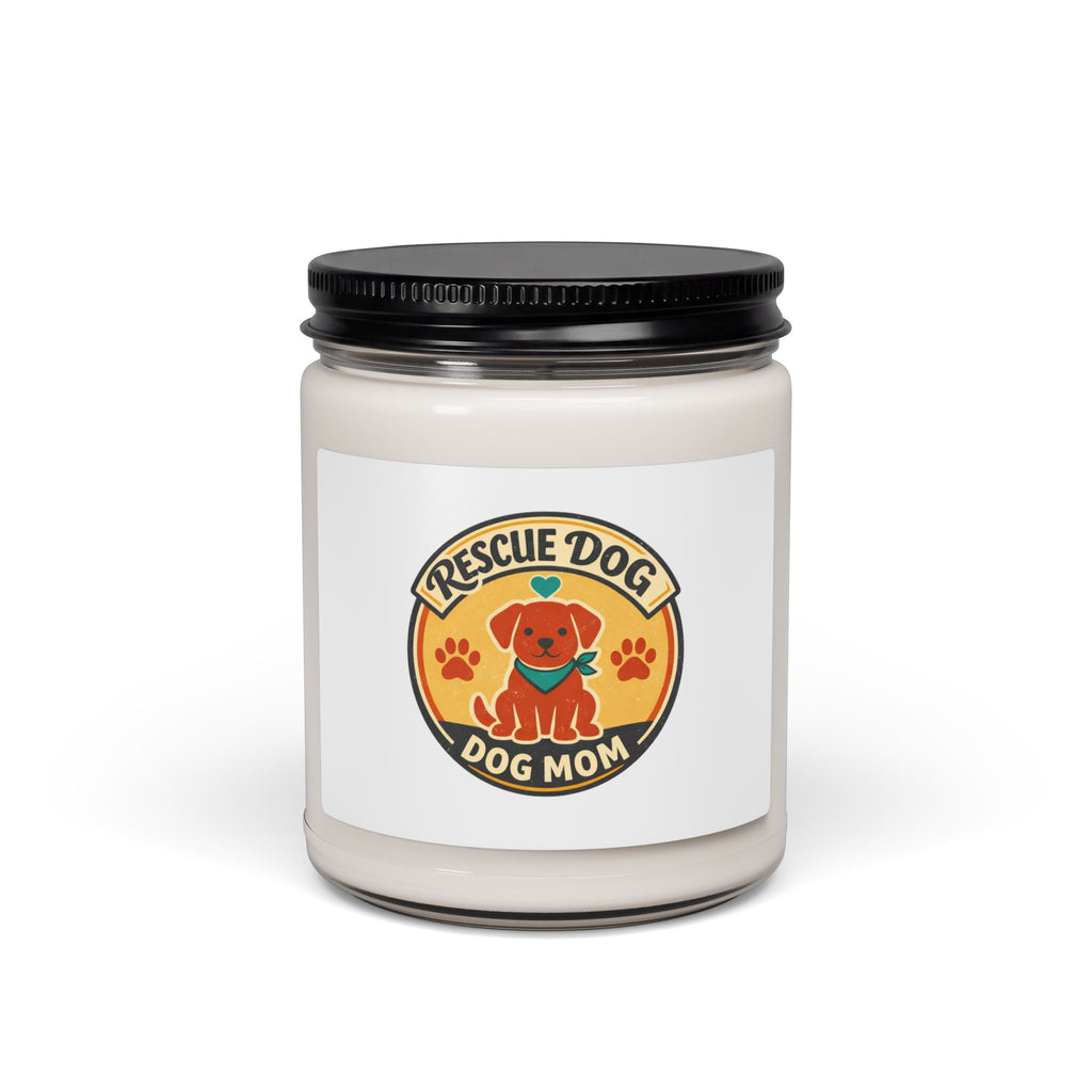 Rescue Dog Dog Mom Candle, 9oz Soy Jar | dog mom, rescue pride