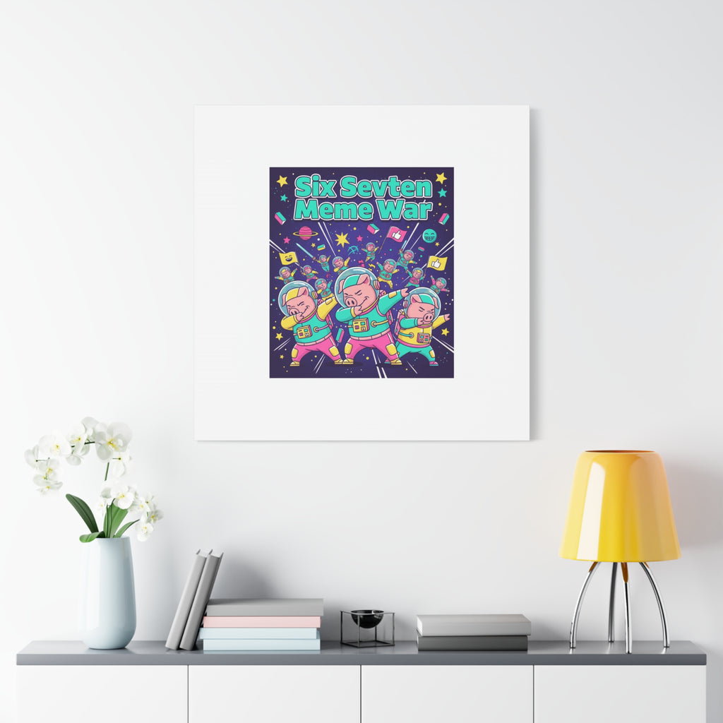 Six Sevven Meme War™ Canvas Tote | Nissspelled Edition
