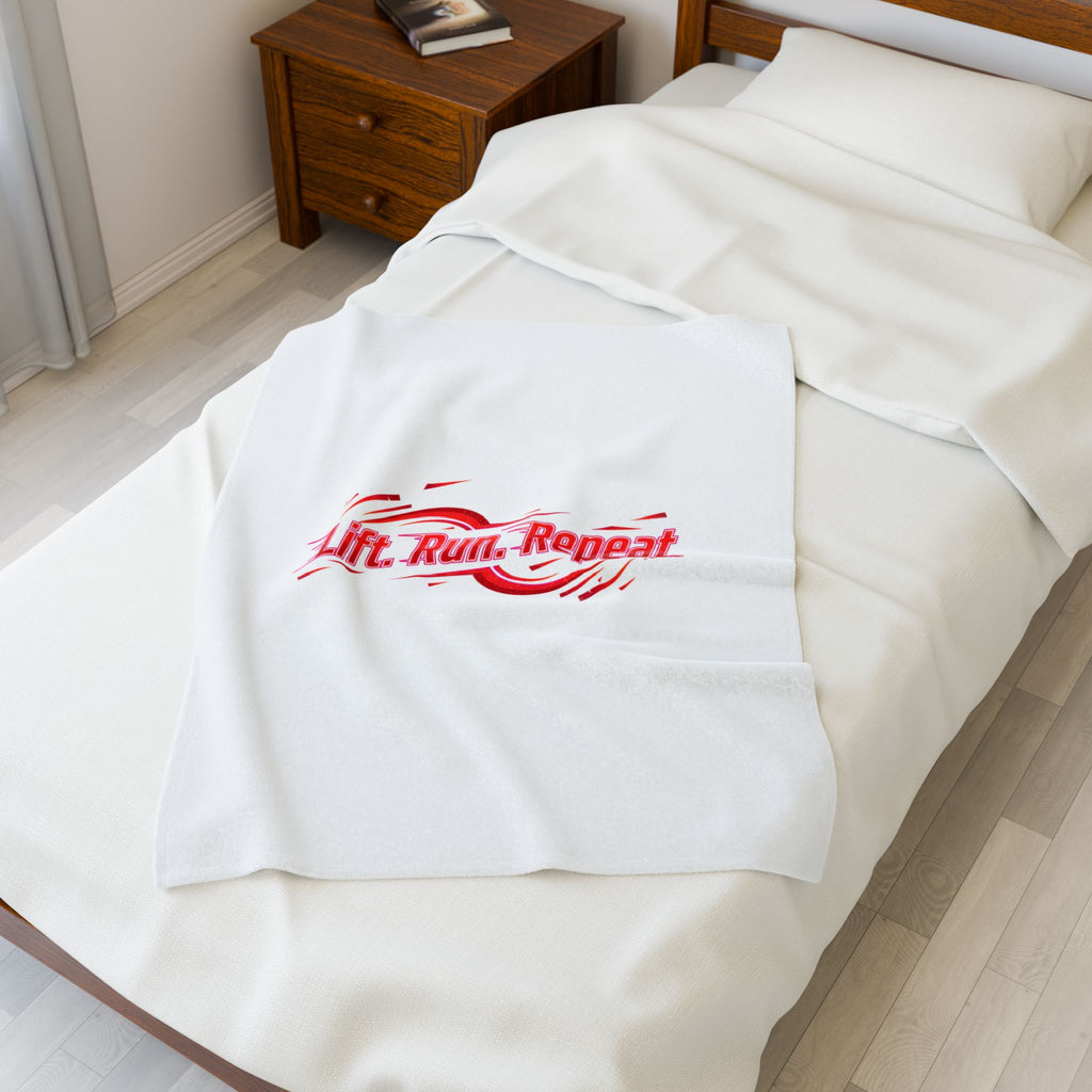 Lift Run Repeat Blanket | Fitness Motivation, Active Lifestyle Throw