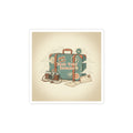Pack Your Dreams suitcase sticker | retro travel stamp, postcard vintage