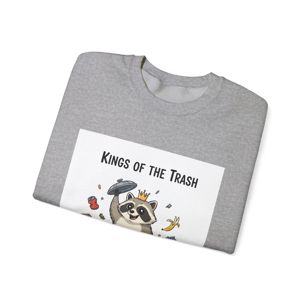 Kings of the Trash Raccoon Sweatshirt | trash panda, raccoon doodle