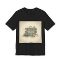 Retro Travel Postcard Tee | passport stamp, wanderlust design