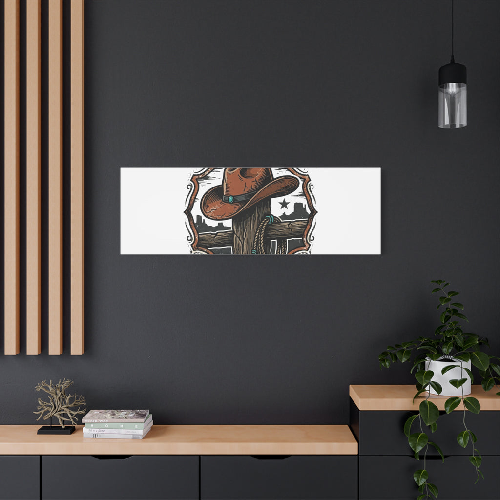 Built on Dust and Honor Canvas | Western cowboy, vintage Americana