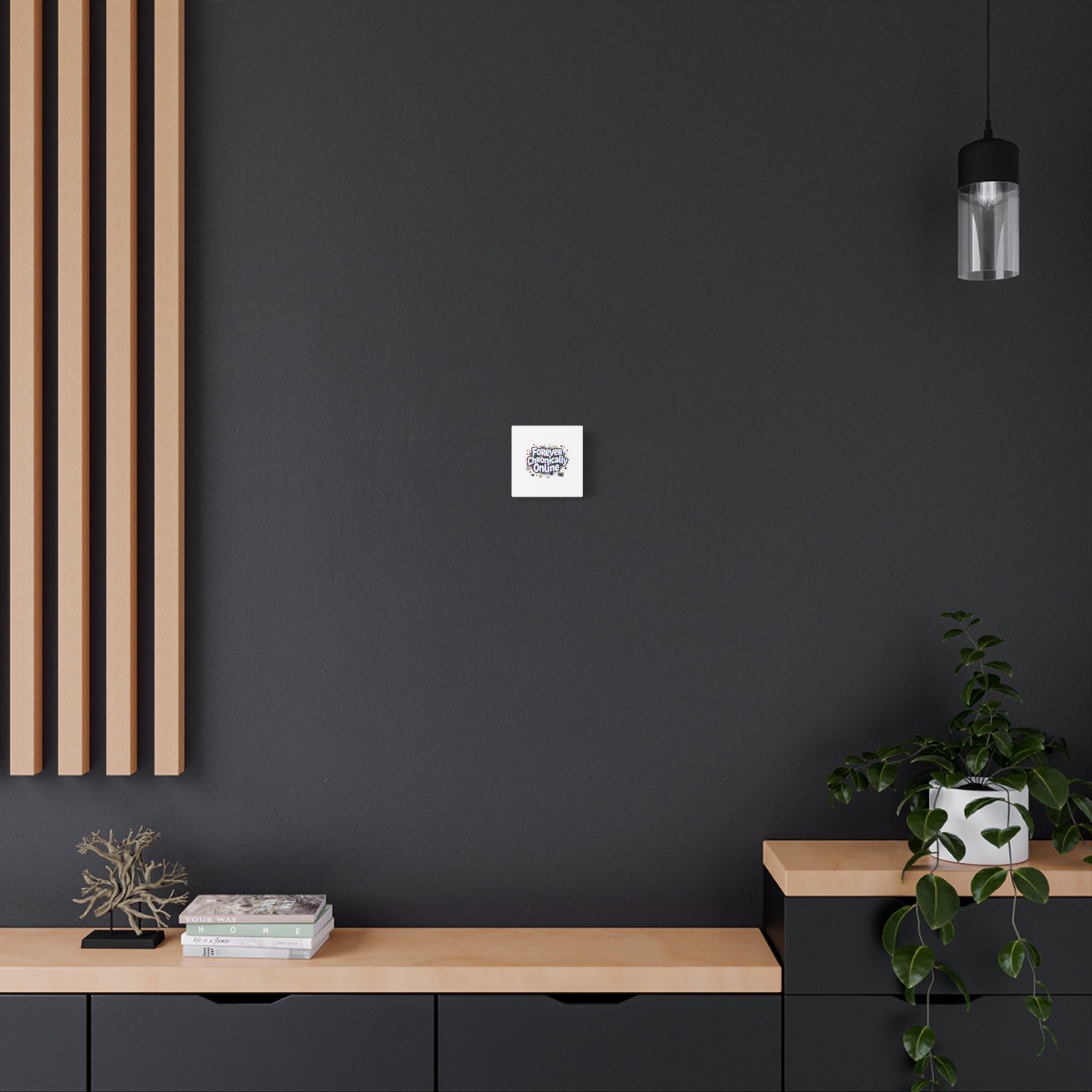 Forever Chronically Online Canvas | internet slang, brainrot meme