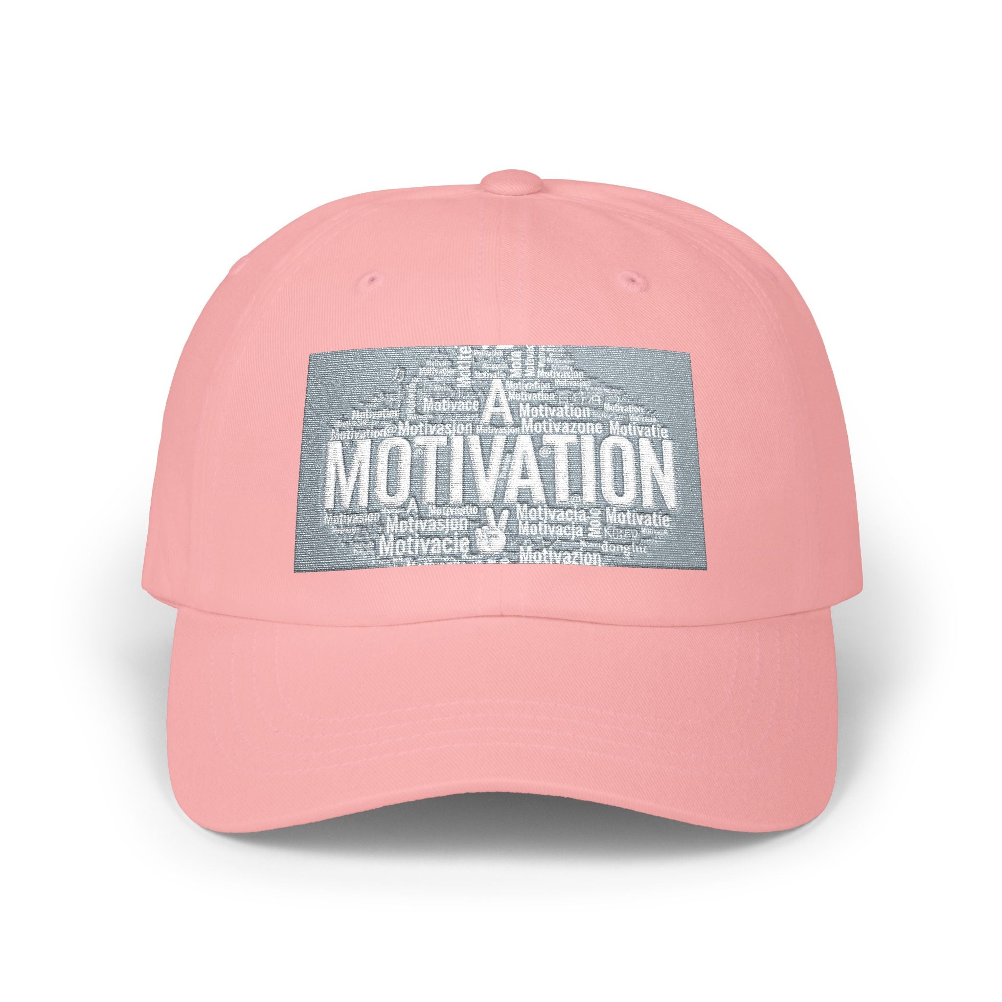 Motivation Is a Universal Language Dad Cap — Classic Embroidered Baseball Hat