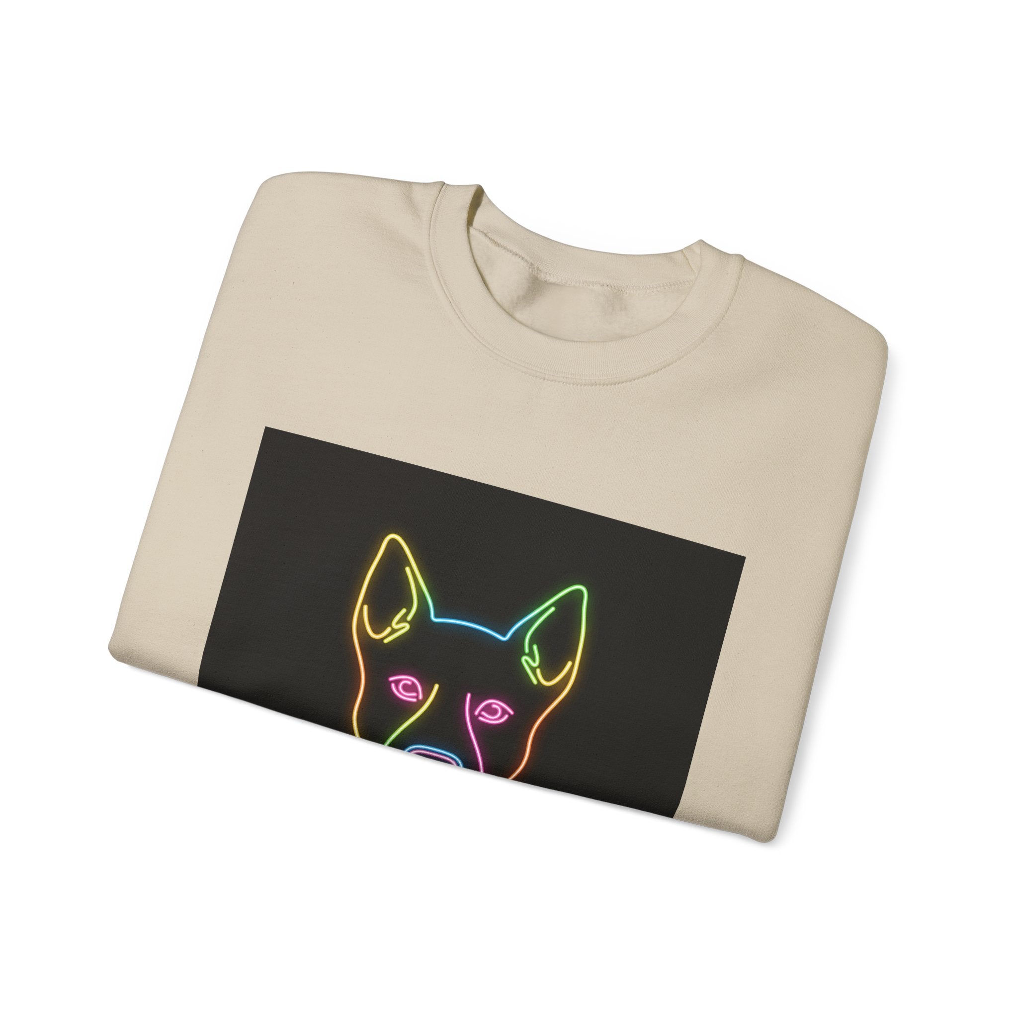 Funny Dog Meme Sweatshirt | Neon Doggo Graphic, Dog Mom Gift, Internet Dog Humor