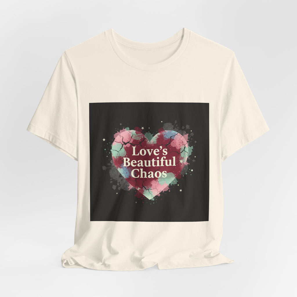 Love's Beautiful Chaos Tee | grunge heart shirt, distressed love tee