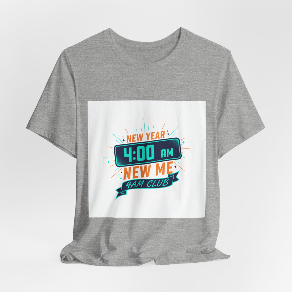 New Year 4:00 AM New Me Tee | Holiday Apparel, Festive Party Shirt