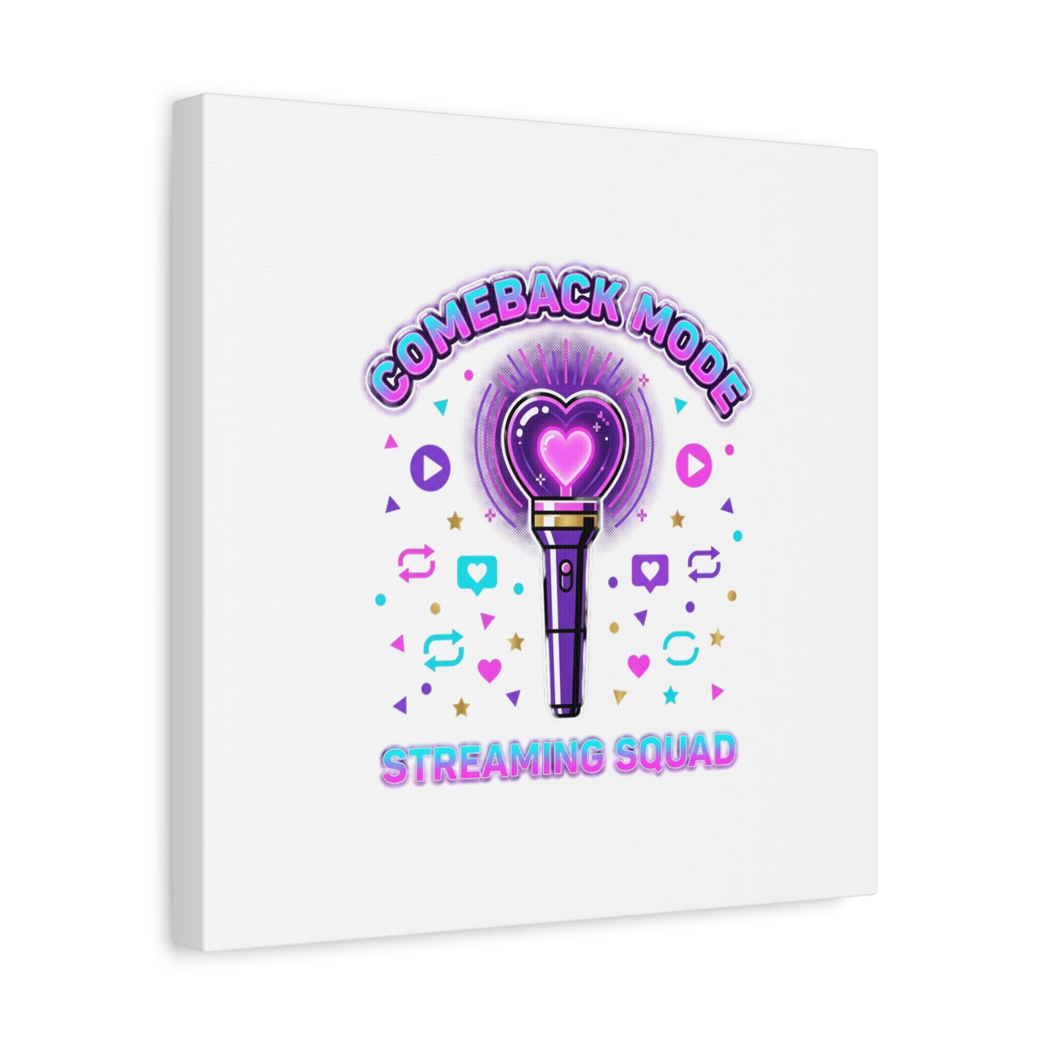 Comeback Mode Lightstick Canvas | K-pop Comeback, Streaming Squad