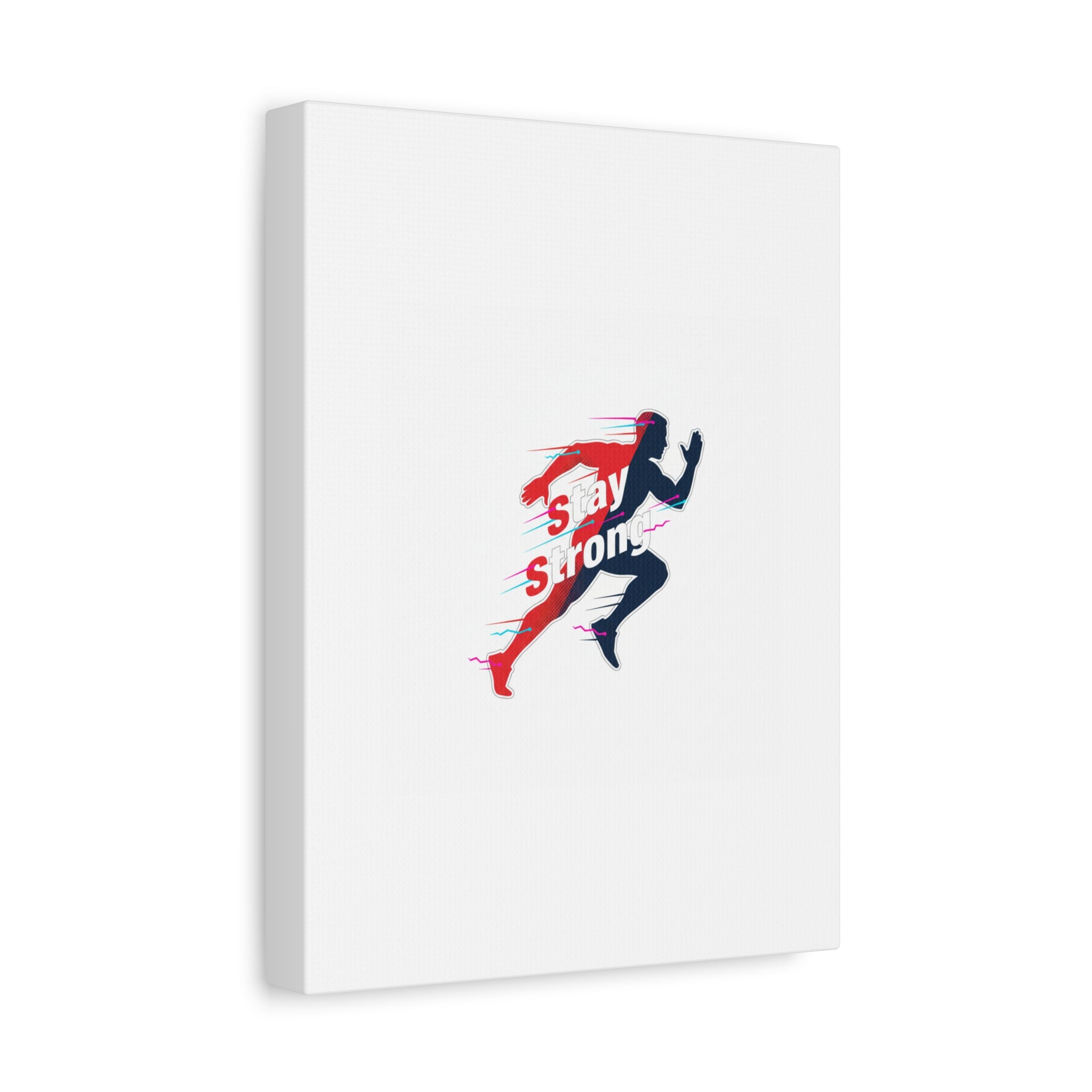 Stay Strong Runner Canvas | Fitness Motivation, Gym Wall Art