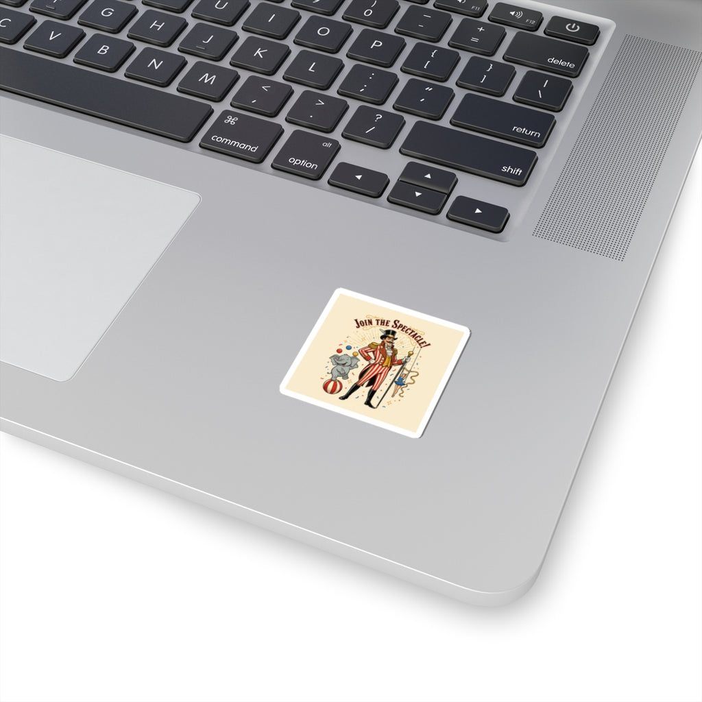 Join the Spectacle Circus Sticker | Vintage Carnival, Camp Big Top