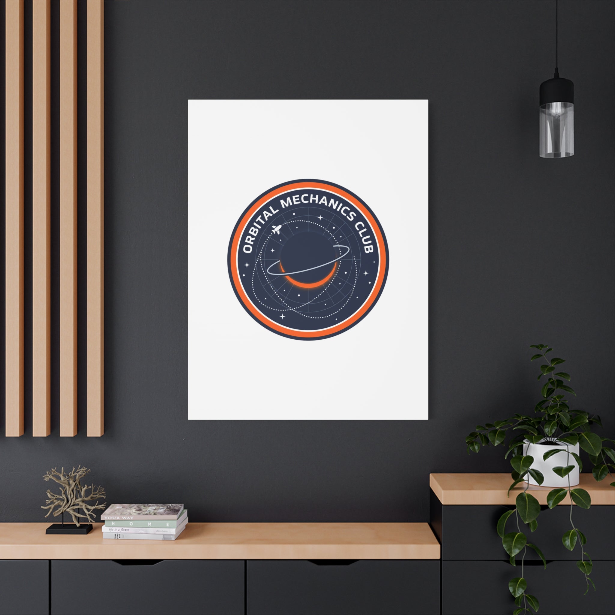 Orbital Mechanics Club Canvas | mission patch, space science