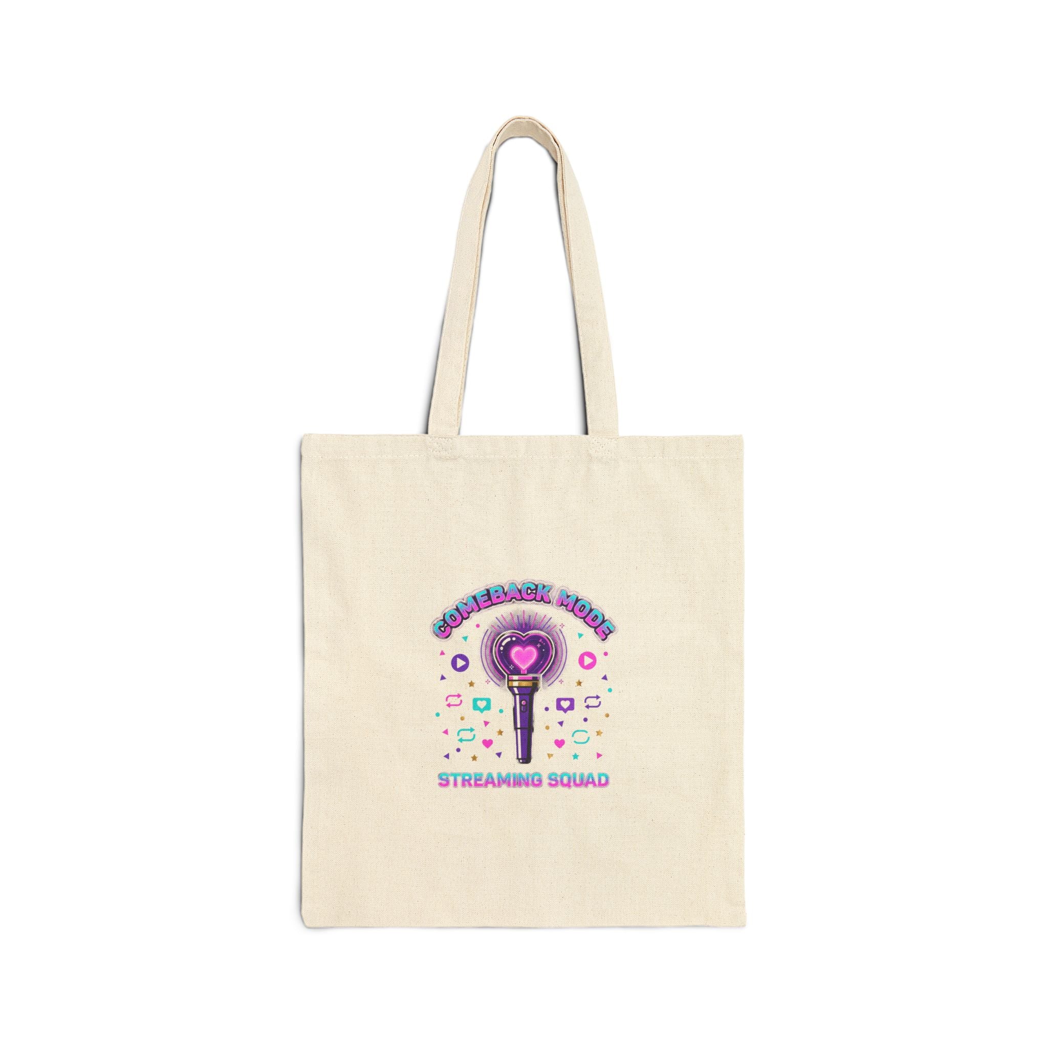 Streaming Squad Lightstick Tote | K-pop Comeback, stan purple era