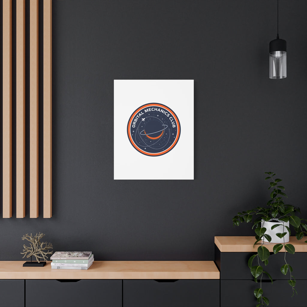 Orbital Mechanics Club Canvas | mission patch, space science