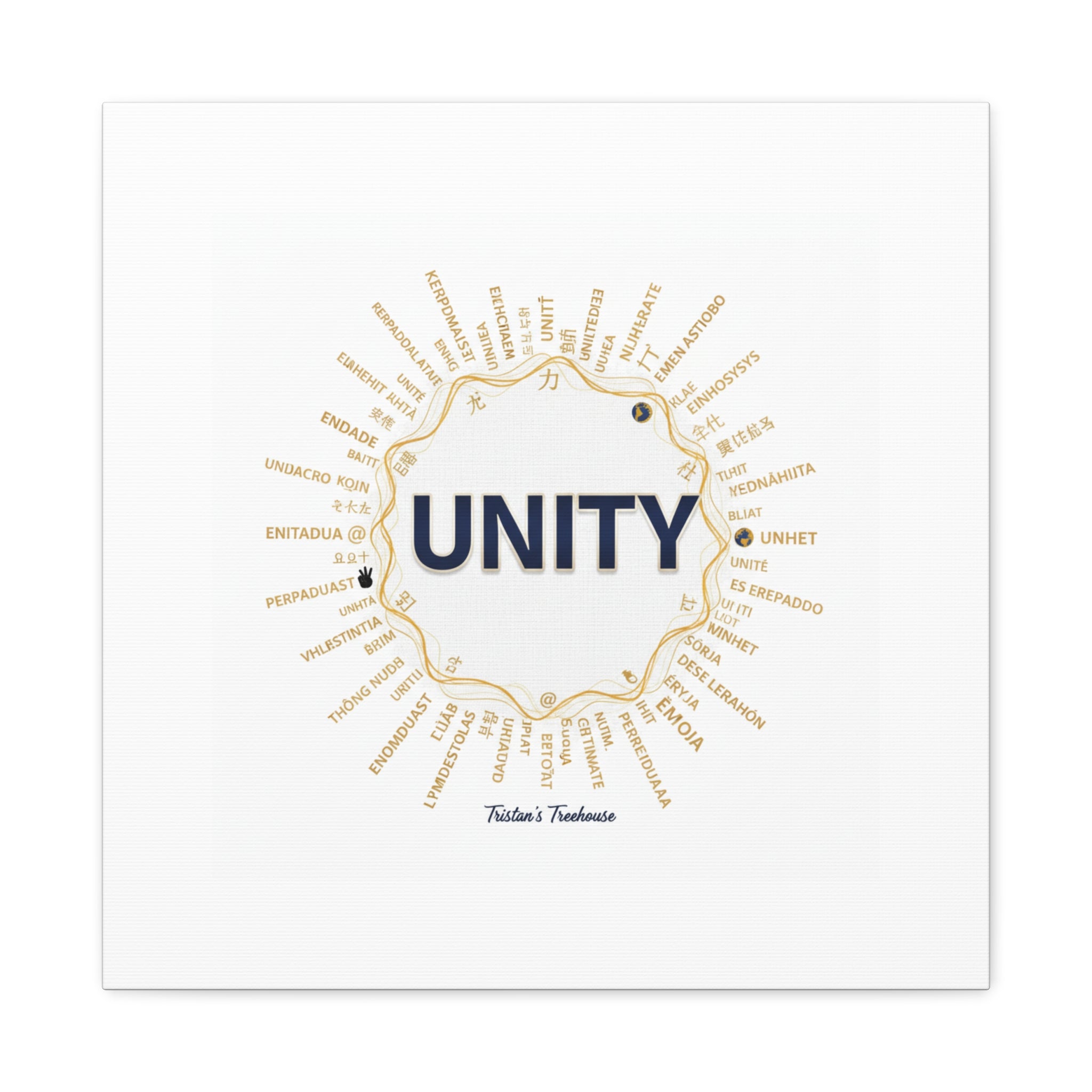 UNITY Canvas, Matte Stretched 1.25" | Dry January sober curious decor