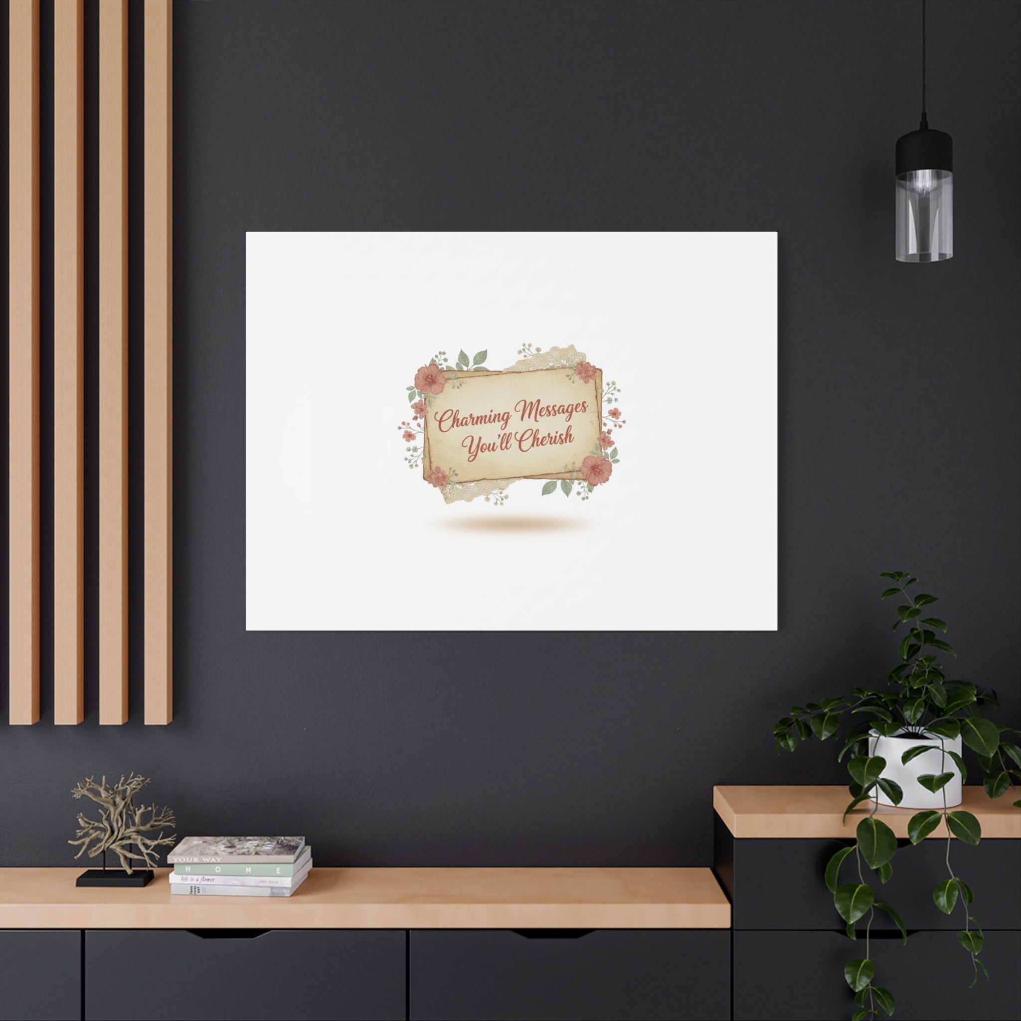 Love Letter Collage Canvas, Vintage Letter Art, Wax Seal Romance Print