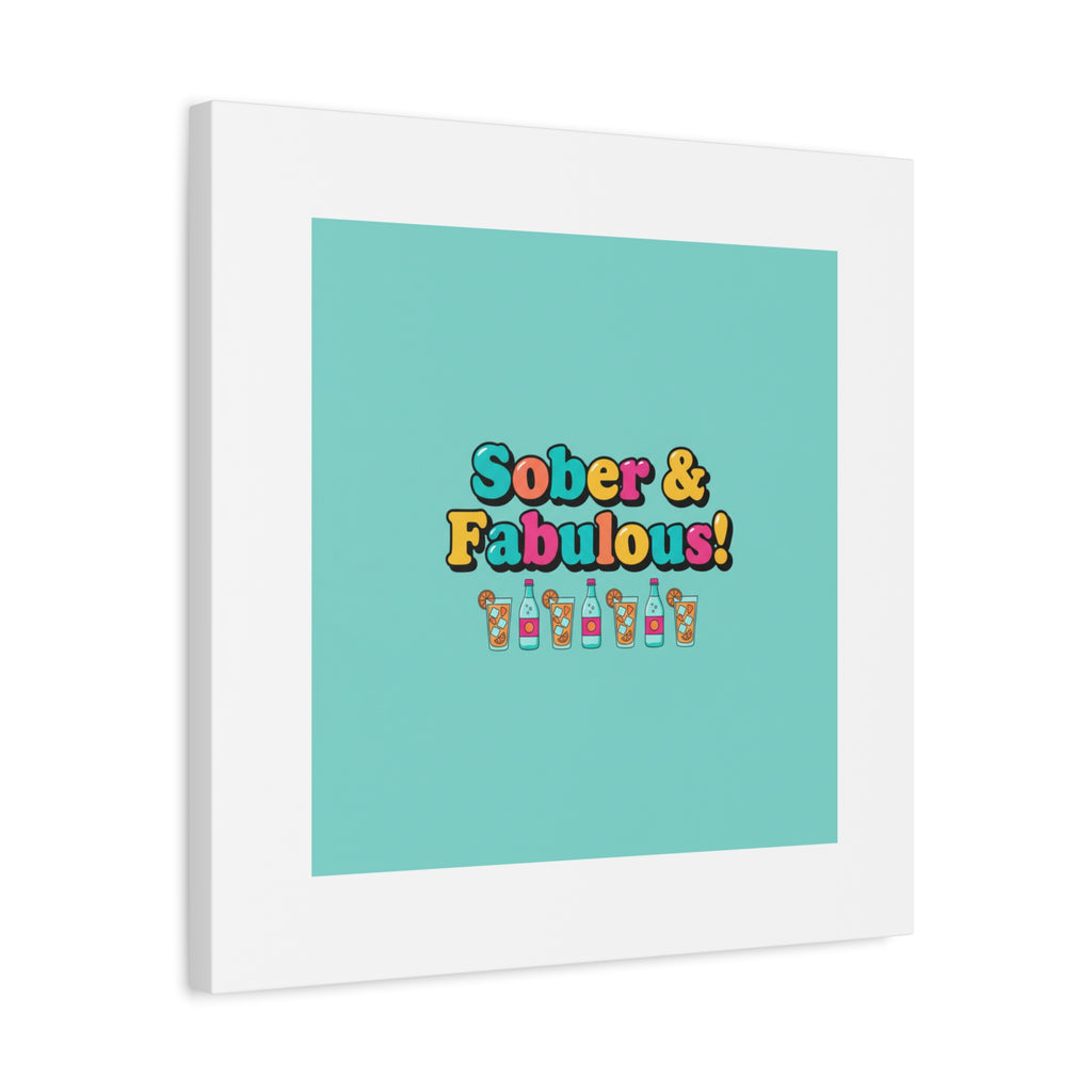 Sober & Fabulous! Canvas | Dry January, Mocktail Trend