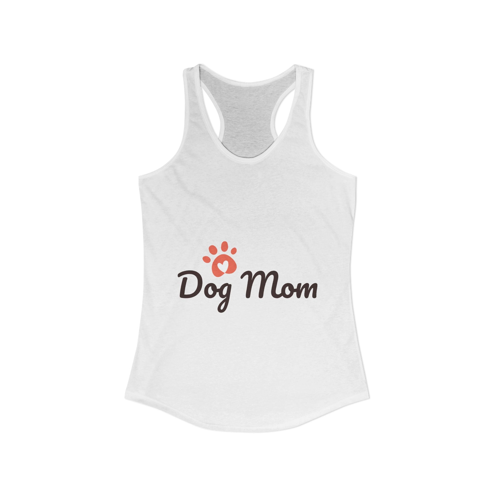 Dog Mom Women's Ideal Racerback Tank