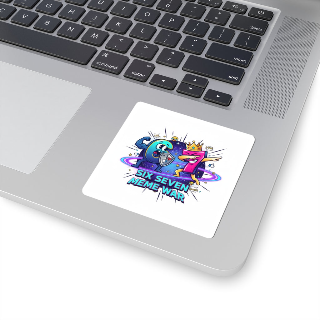 Six Seven Meme War Sticker | Viral Internet Battle Decal