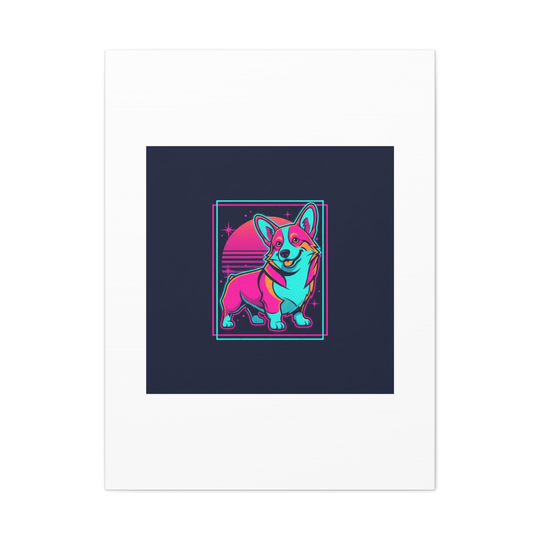 Platonic Love Corgi Canvas | Friendship Valentine, Galentine’s Wall Art