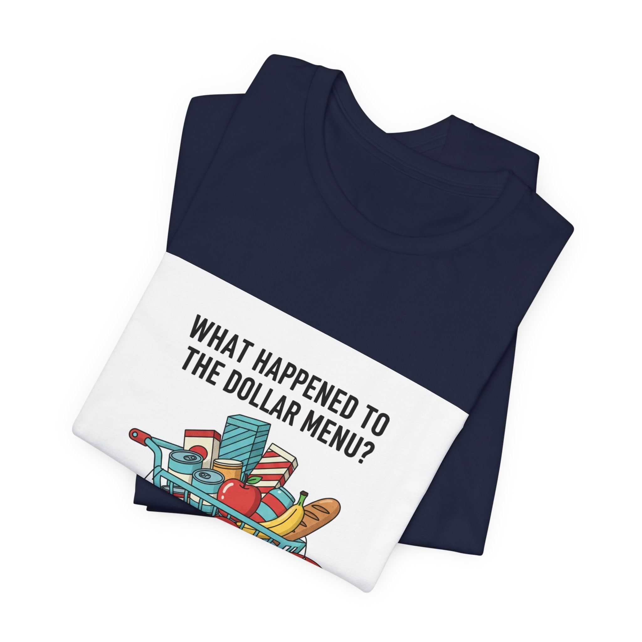 What Happened to the Dollar Menu Tee | grocery prices shirt, budget humor