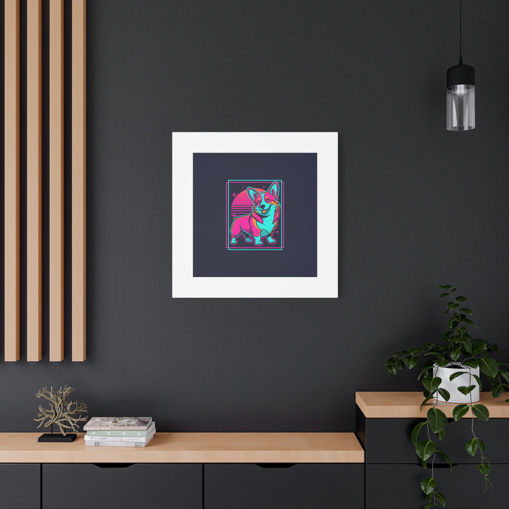 Platonic Love Corgi Canvas | Friendship Valentine, Galentine’s Wall Art