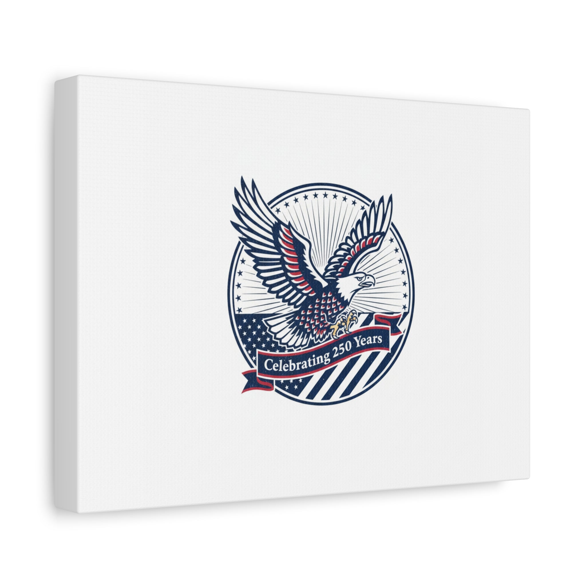 250th Anniversary Eagle Emblem Canvas | Semiquincentennial Americana