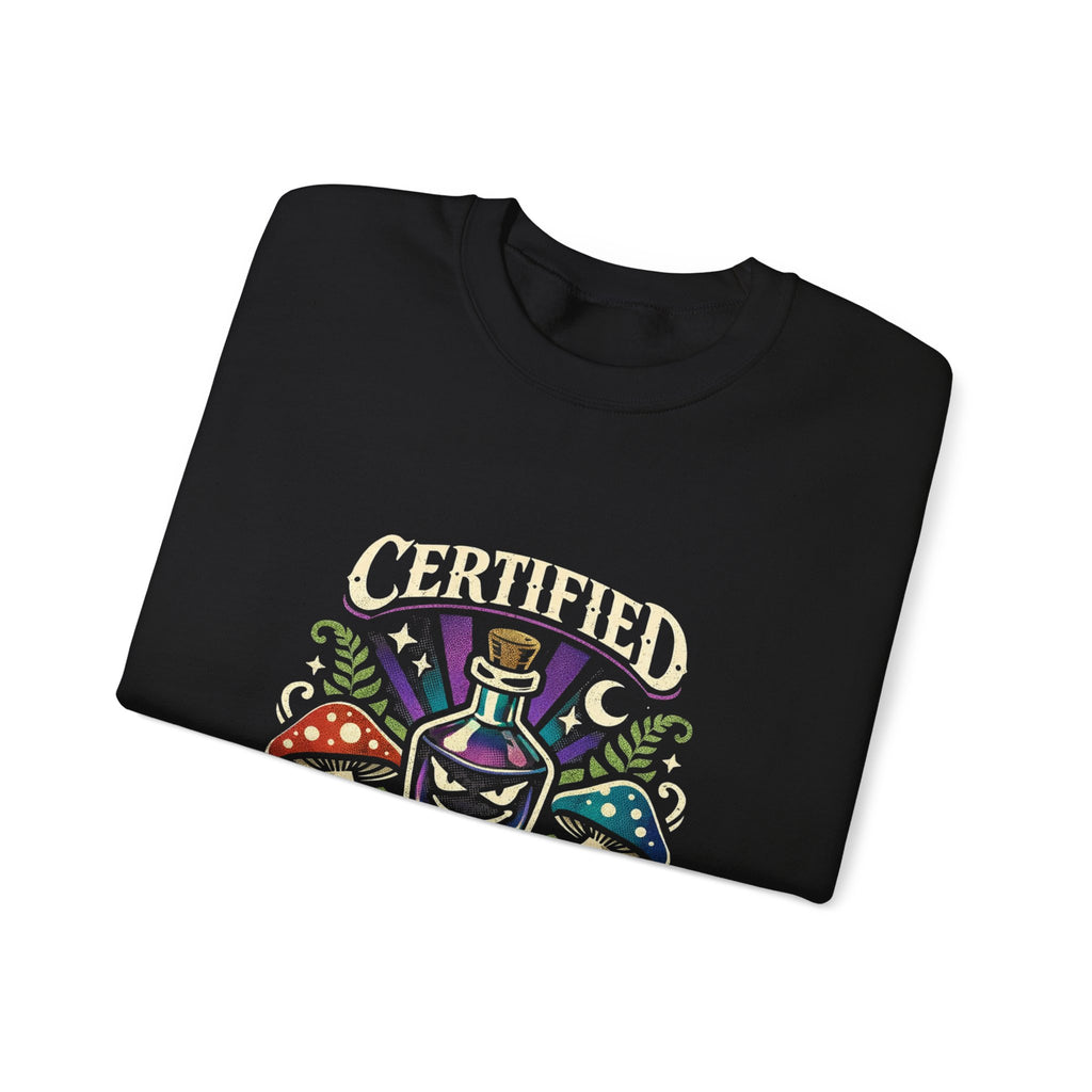 Mushroom Celestial Eye Crewneck | Cottagecore Goblincore Sweatshirt