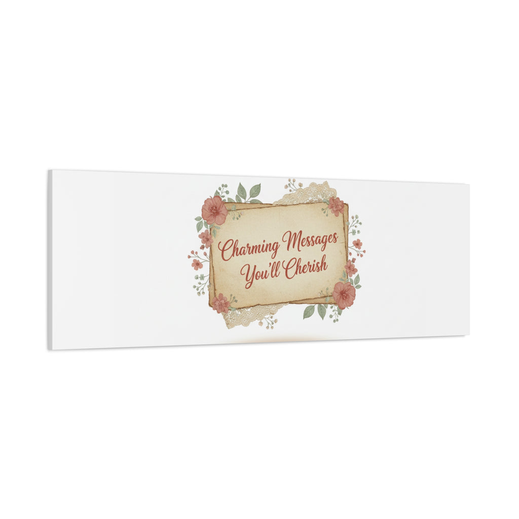 Love Letter Collage Canvas, Vintage Letter Art, Wax Seal Romance Print