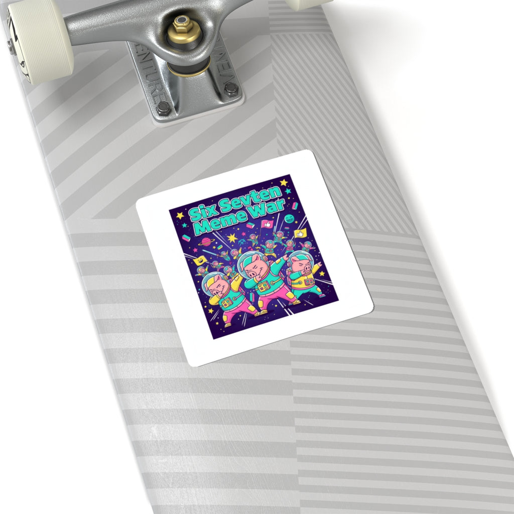 Six Sevven Meme War Sticker – Nissspelled on Purpose 😏