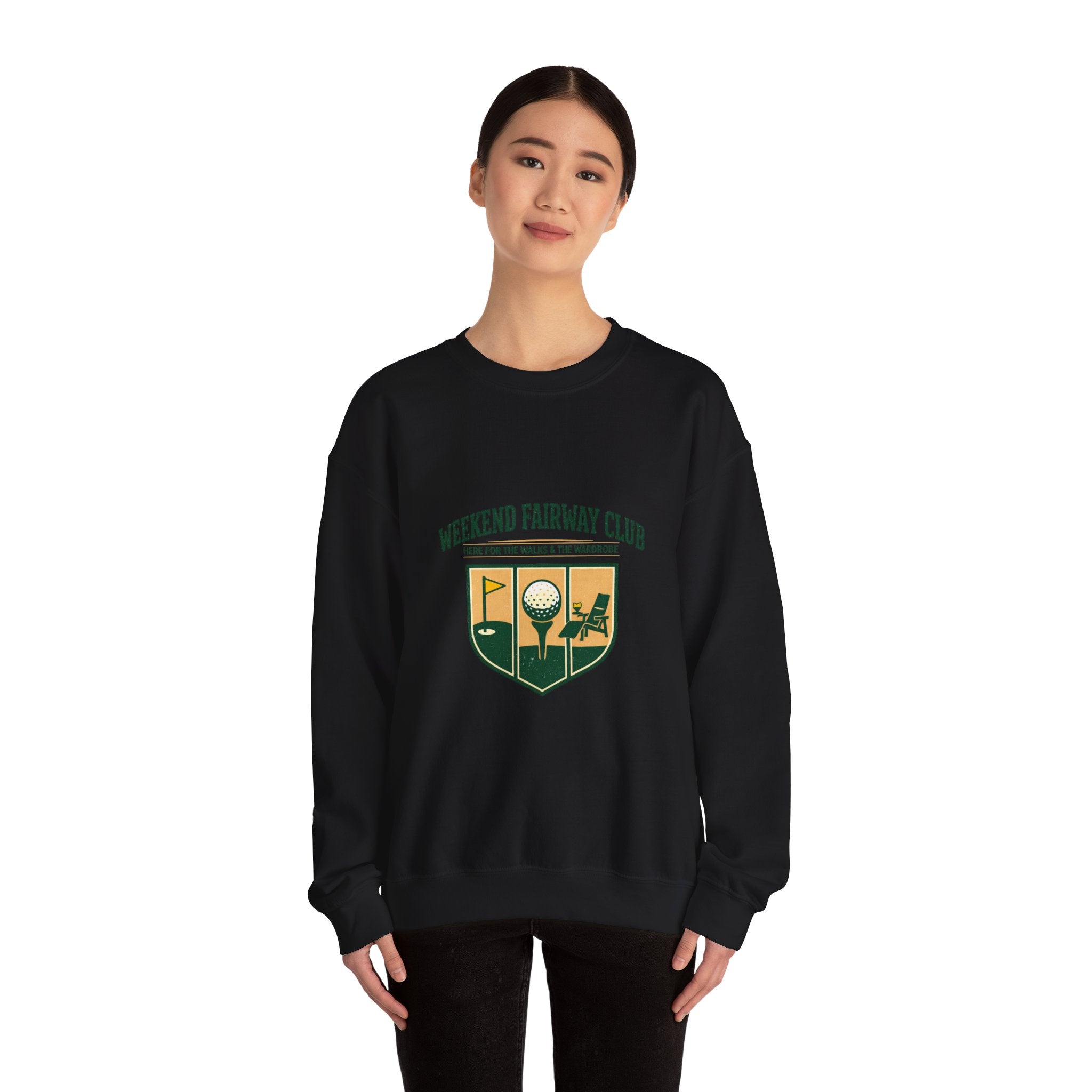 Weekend Fairway Club Crewneck – Unisex Golf Sweatshirt