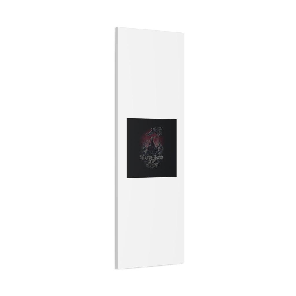 Whispered Secrets of the Shadows Castle Wall Art, Matte Canvas | Gothic Medieval Decor