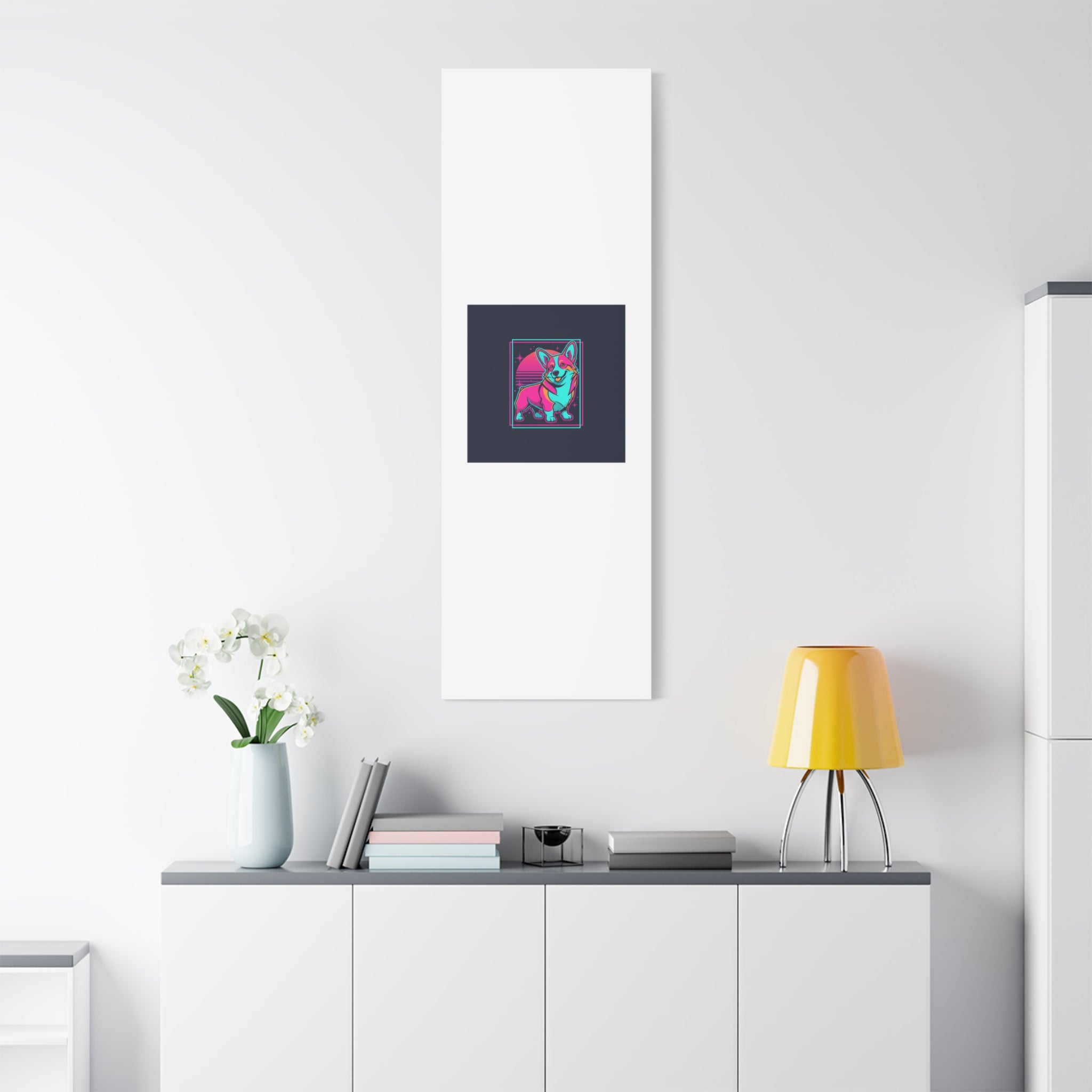 Platonic Love Corgi Canvas | Friendship Valentine, Galentine’s Wall Art