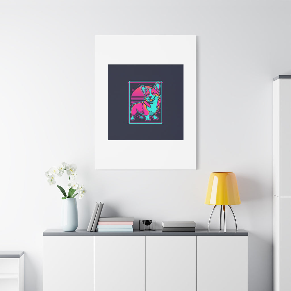 Platonic Love Corgi Canvas | Friendship Valentine, Galentine’s Wall Art