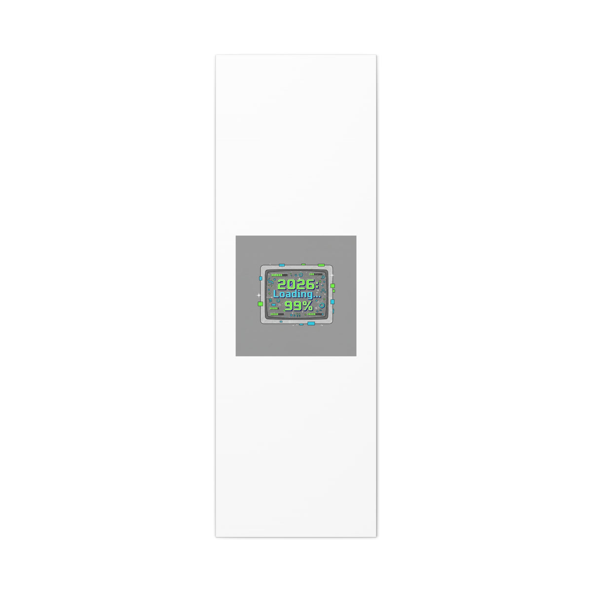 2026 Loading 99% Canvas | NYE countdown, retro system interface
