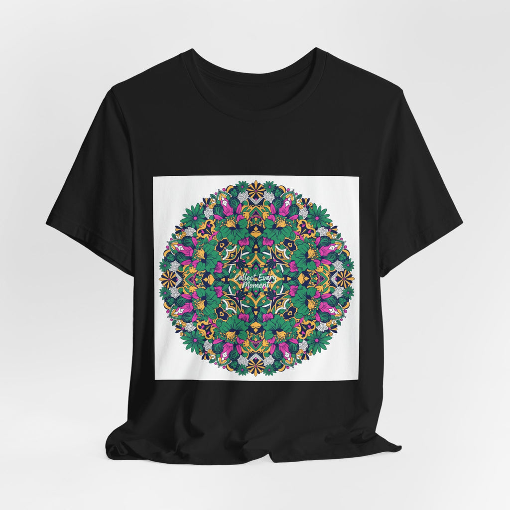 Psychedelic Botanical Mandala Tee | Festival Graphic T-Shirt