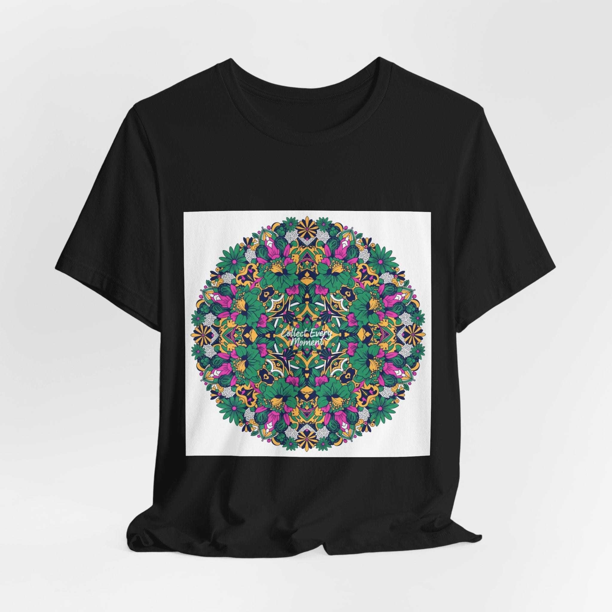 Psychedelic Botanical Mandala Tee | Festival Graphic T-Shirt