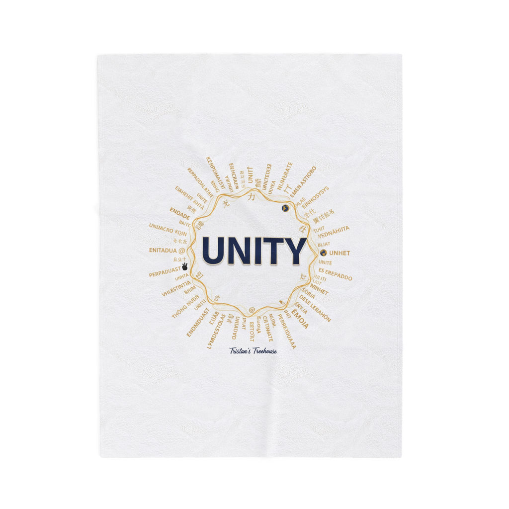UNITY Velveteen Blanket | sober curious, Dry January mocktail pride