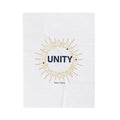 UNITY Velveteen Blanket | sober curious, Dry January mocktail pride