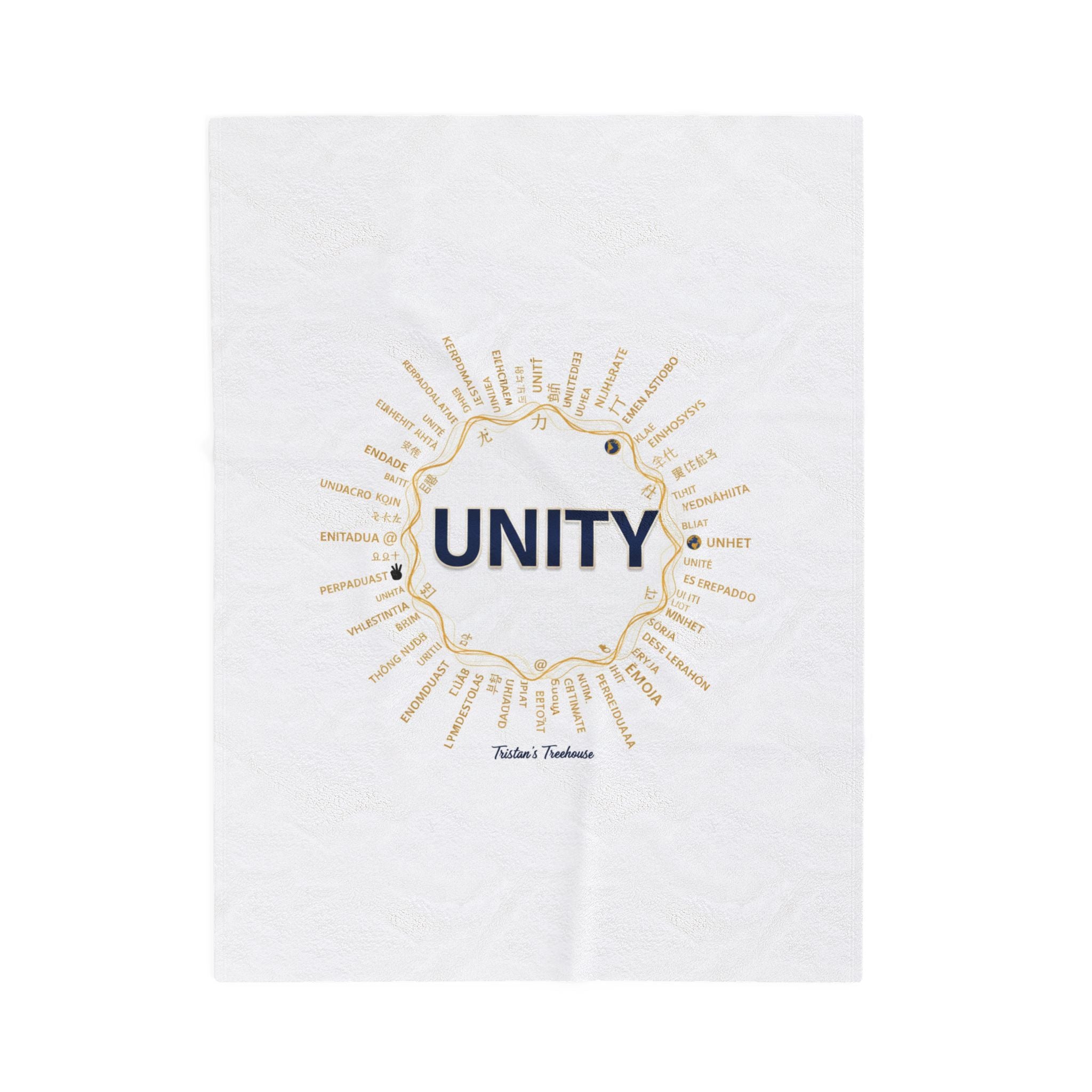 UNITY Velveteen Blanket | sober curious, Dry January mocktail pride