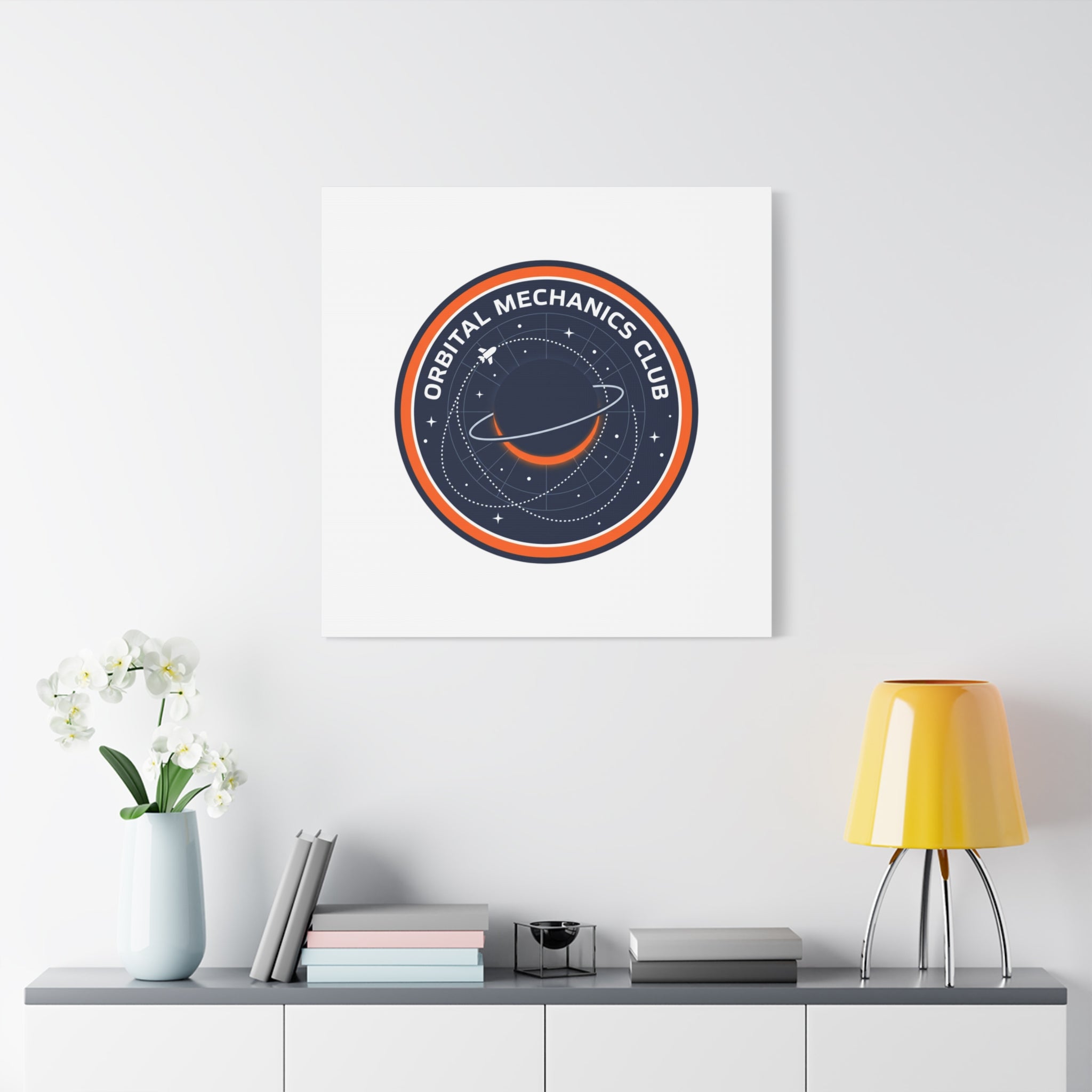 Orbital Mechanics Club Canvas | mission patch, space science