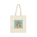 Teacher Life Illustration Tote | Classroom Pride, School Humor Cotton Canvas