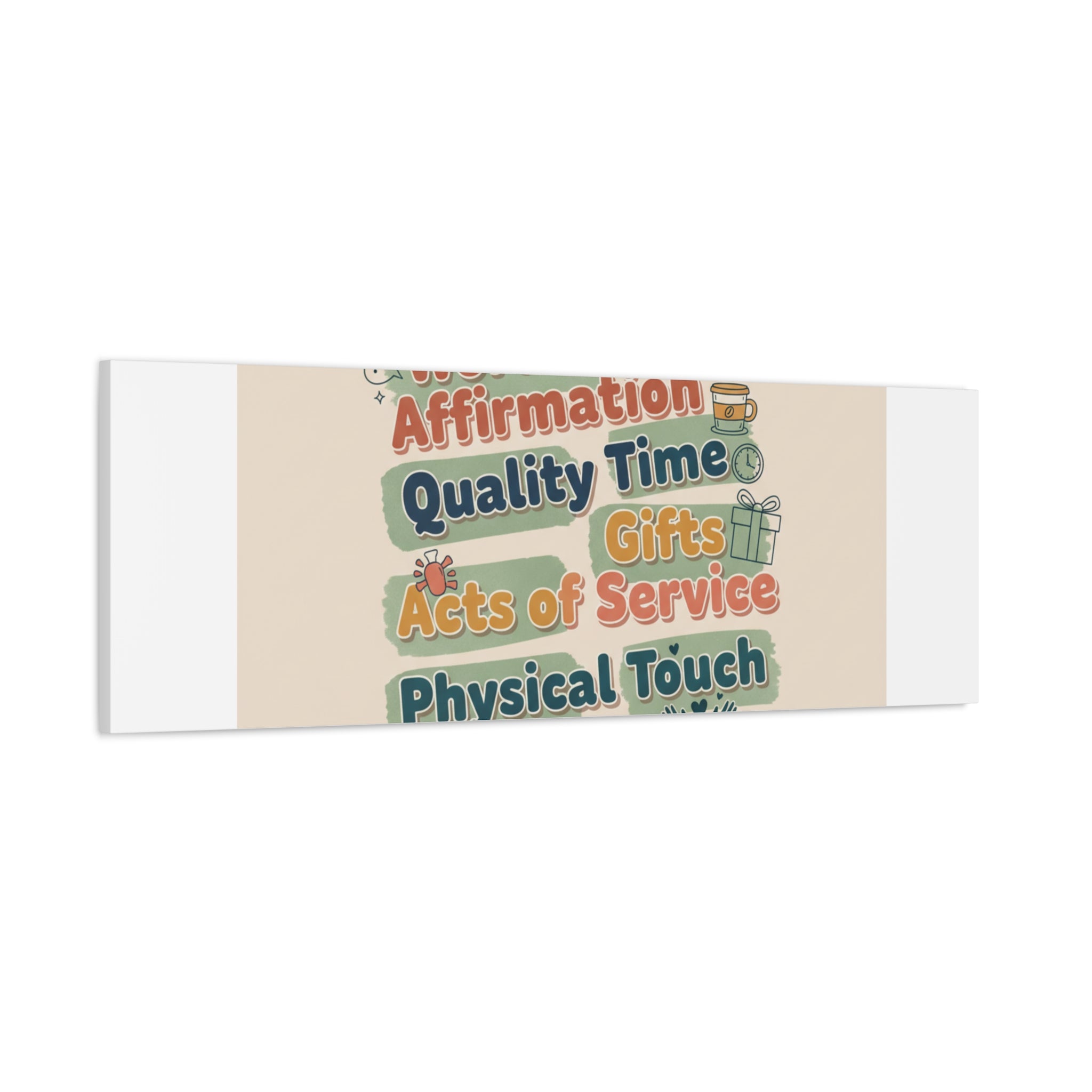 Love Languages List Matte Canvas Wall Art | love language meme, relationship humor