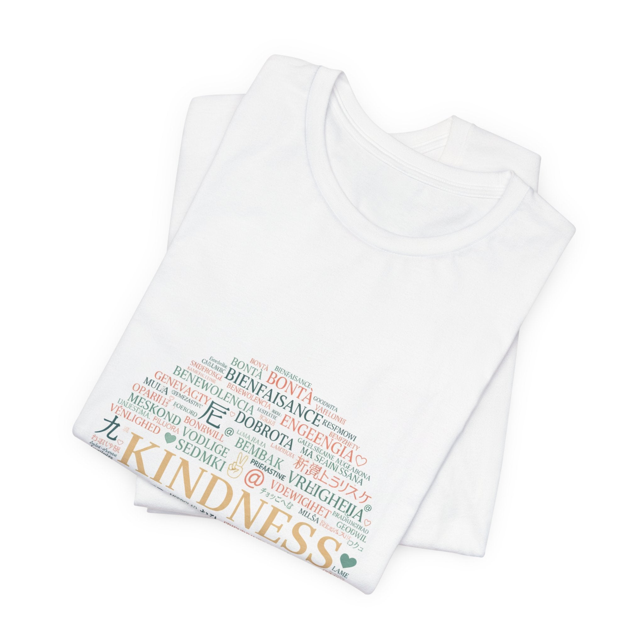 Kindness Word Cloud Tee | Fresh Start Minimalism, reset mode apparel